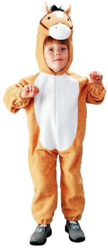 Foxxeo children's horse costume, brown, size 4-6
