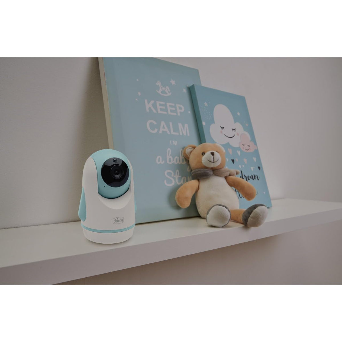 Chicco Evolution video baby monitor with 5" screen, rotating camera, and night vision