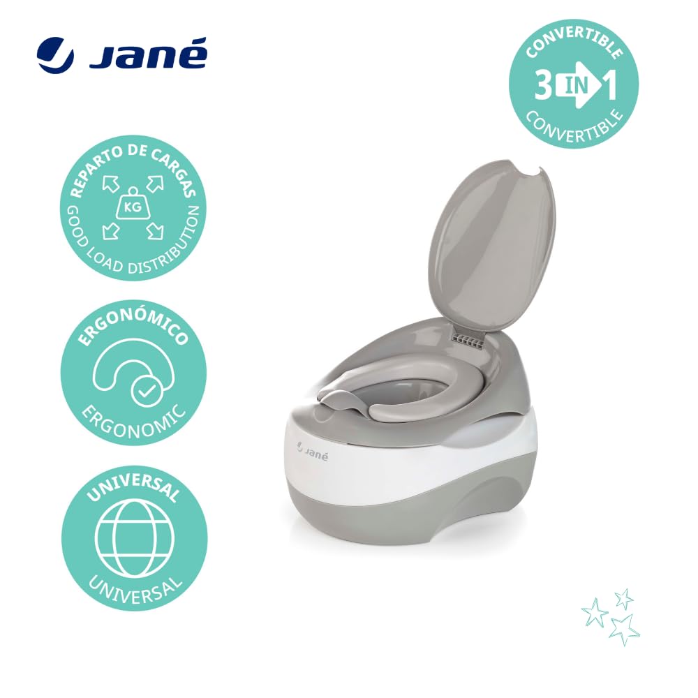 Jané 3-in-1 baby potty from 18 months up to 50 kg