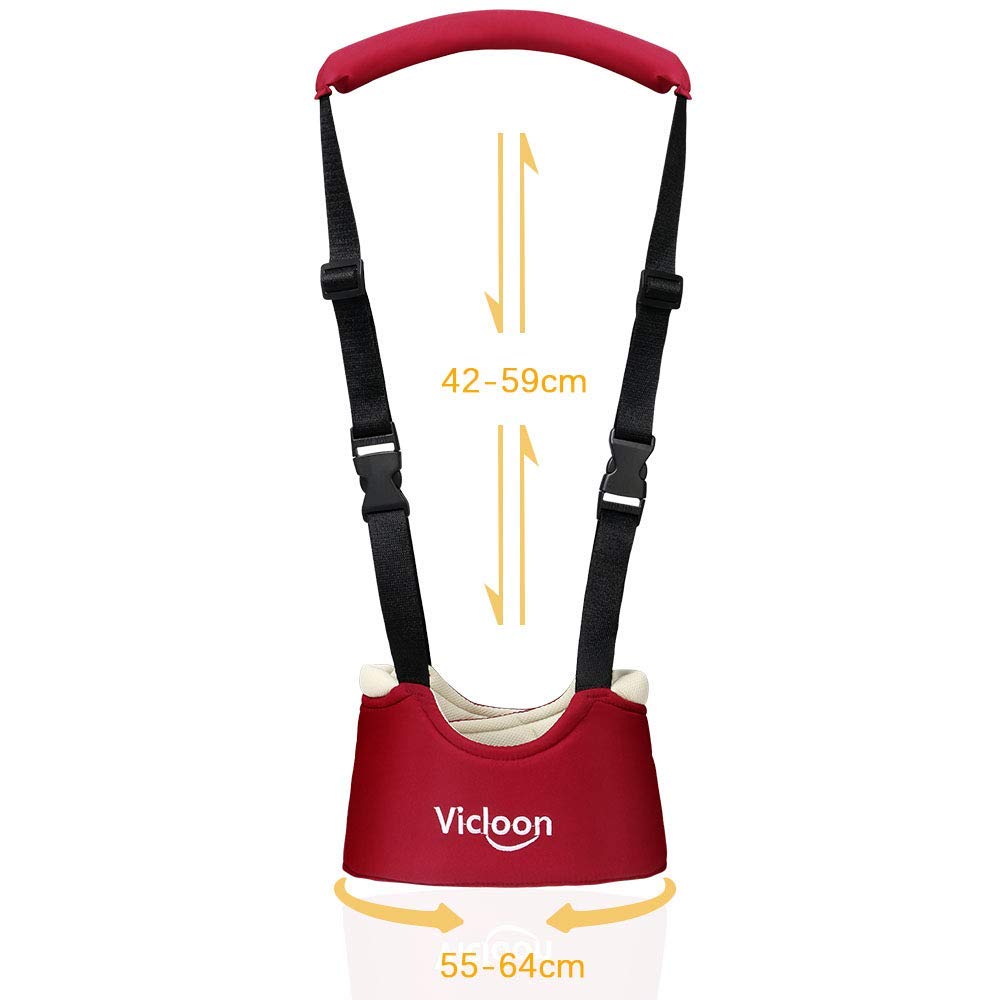 Vicloon baby walking assistant suspenders, red