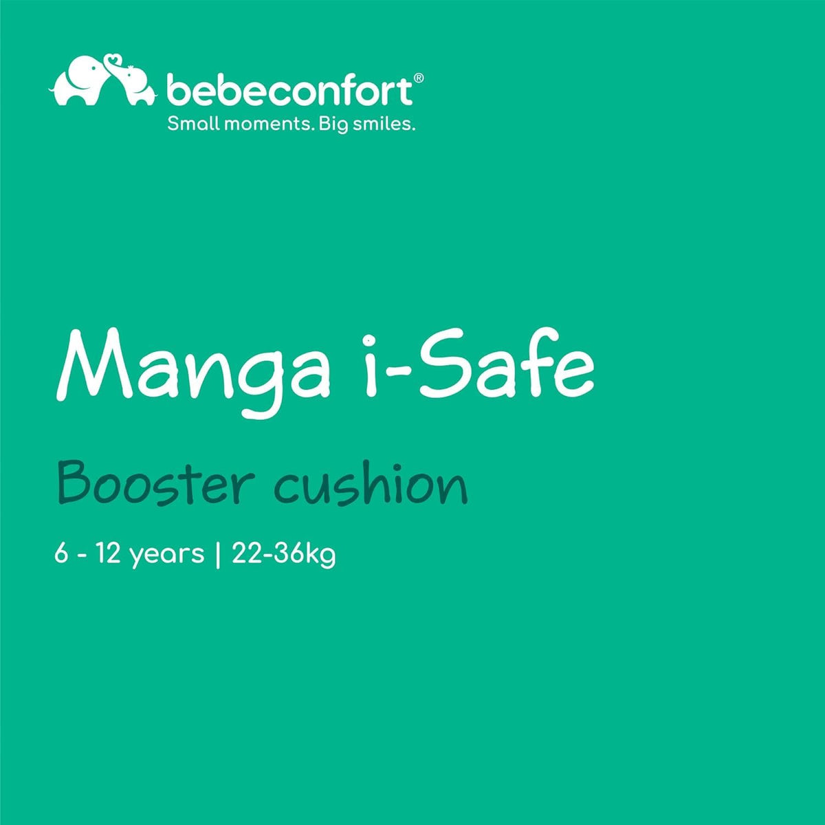 Bebeconfort Manga i-Safe safety seat, 6–12 years / 22–36 kg, black