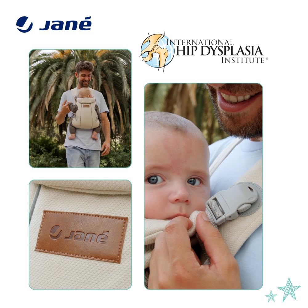 Jané Dual ergonomic baby carrier, 3 carrying positions, gray (3.5–15 kg)