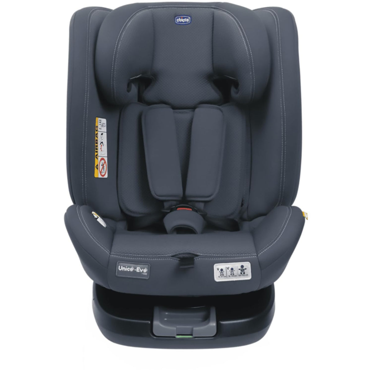 Chicco Unico Evo i-Size car seat 0–12 years / 40–150 cm, 360° rotating, India Ink