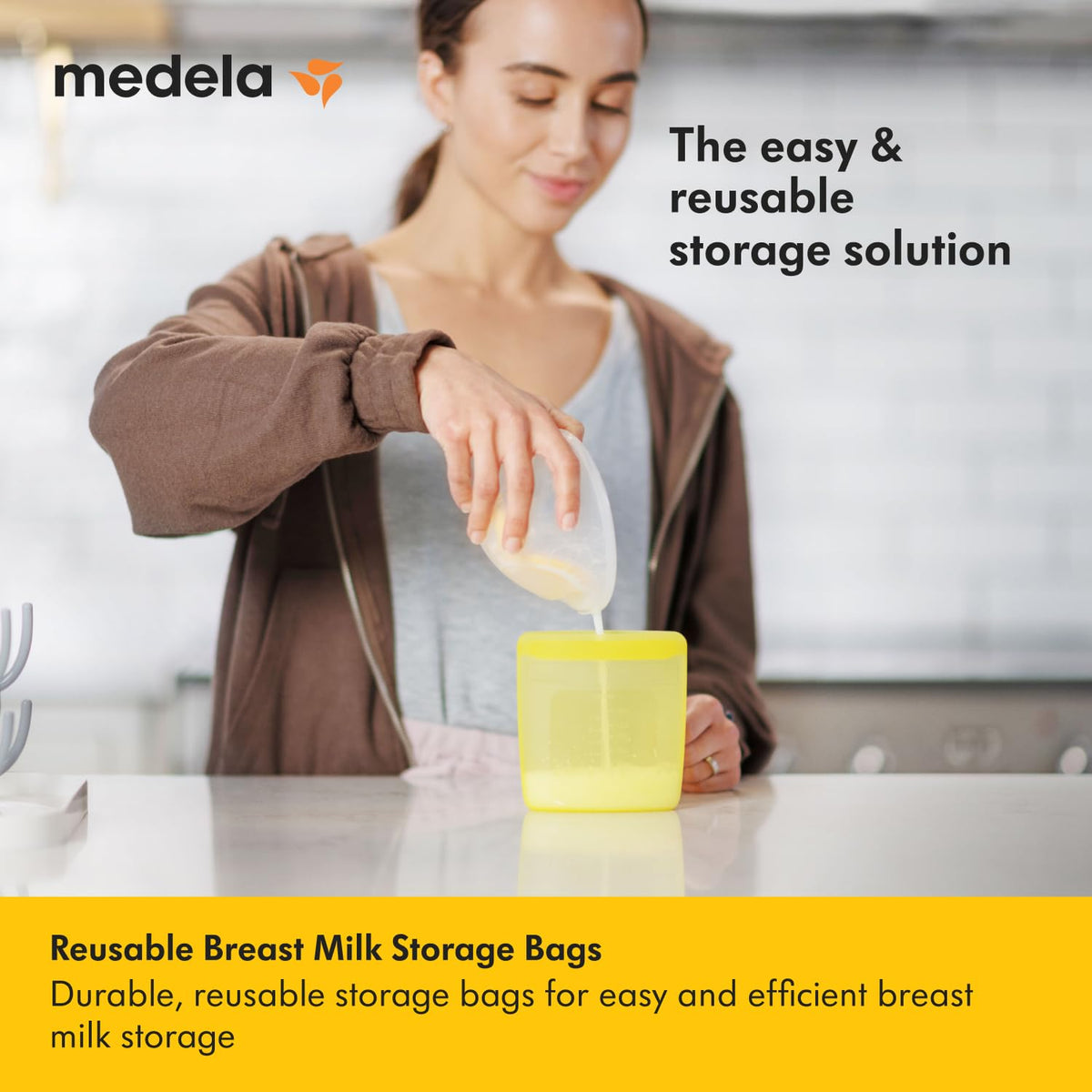 Medela korduvkasutatavad rinnapiima hoiukotid 220 ml, topeltsulguriga, 5 tk