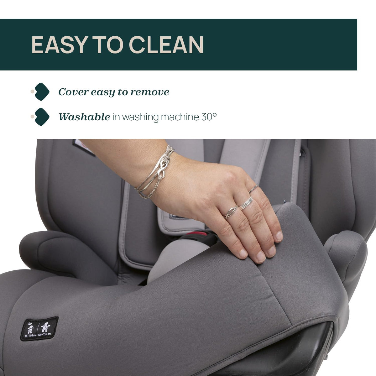 Chicco Gro Up i-Size turvatool 76-150 cm, 15 kuud kuni 12 aastat, 5 kg, hall