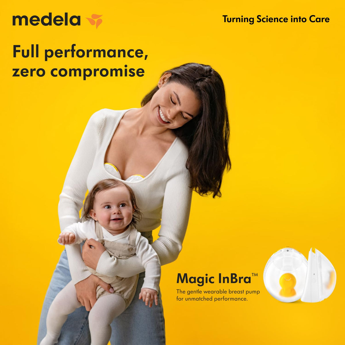 Medela Magic InBra käed-vabad rinnapump, Fluidfeel tehnoloogia