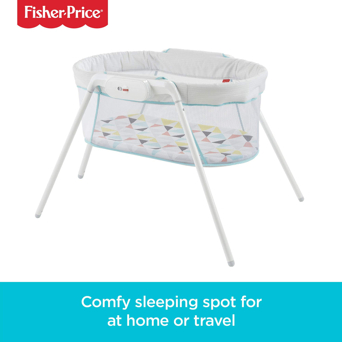 Fisher-Price portable baby crib with vibration