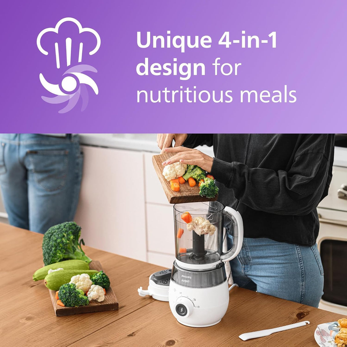 Philips Avent 4-in-1 Steamer and Blender SCF883/01
