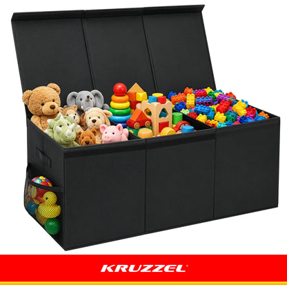 Kokkupandav mänguasjakast 132 l, must (Black)