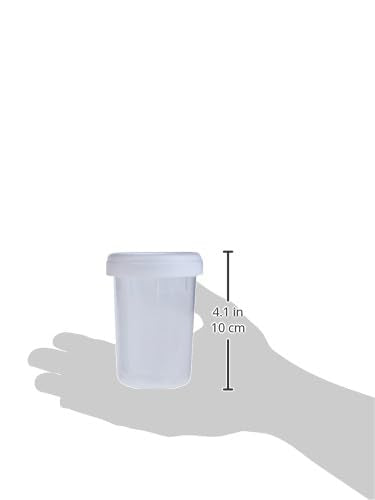 Suavinex storage containers set of 10 pcs, 200 ml, transparent/white