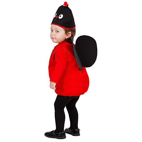 Widmann ladybug costume for children, 90-104cm
