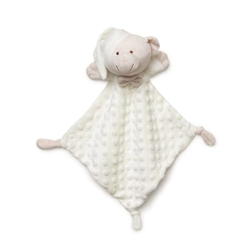 Interbaby baby blanket and teddy bear set, 80 × 110 cm, cream
