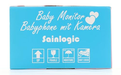 Sainlogic 1080P beebimonitor 5-tollise ekraani ja pööratava kaameraga