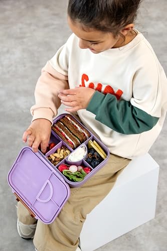 LÄSSIG Little Gang “Rainbow Green” kids' snack box