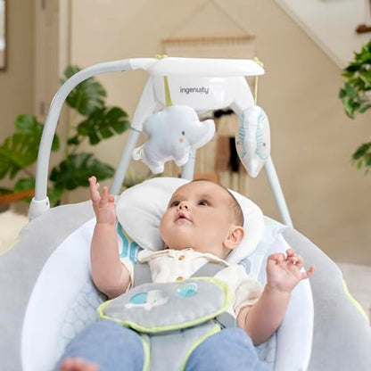 Ingenuity SimpleComfort electric baby swing, 6-speed, music and vibration, Everston