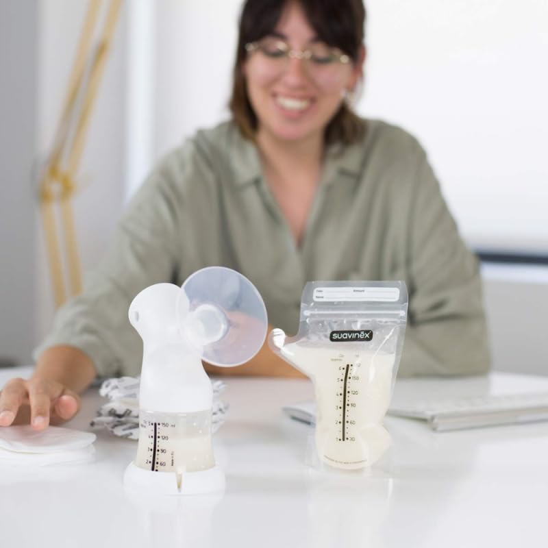 Suavinex breast milk storage bags 180 ml, 25 pcs, with spout