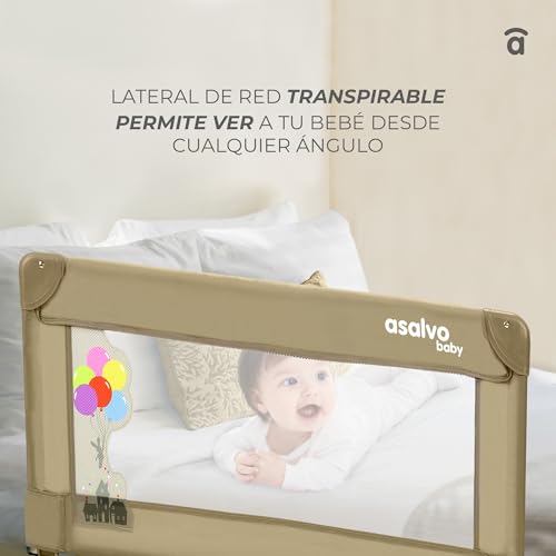 Asalvo kokkupandav voodipiire, hall, 90 × 43,5 cm