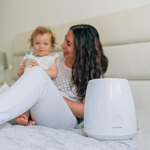 Suavinex SMART õhuniisutaja beebidele, külma uduga, aromateraapia ja öövalgus, valge
