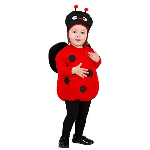 Widmann ladybug costume for children, 90-104cm