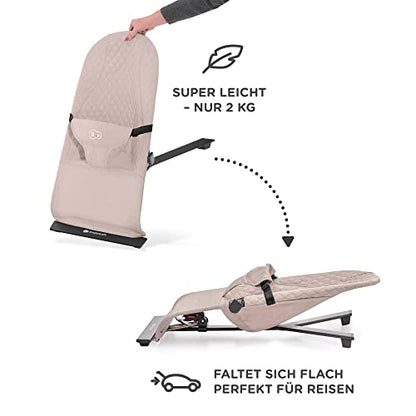 Kinderkraft MIMI baby swing/bouncer, beige