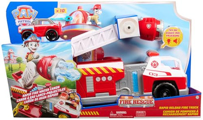 Paw Patrol Fire Rescue Deluxe Marshalli tuletõrjeauto helide, tuleefektide ja miniautoga