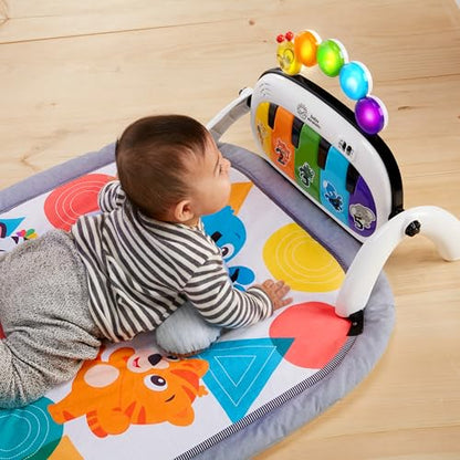 Baby Einstein 4-in-1 Kickin’ Tunes musical activity mat and play center with piano