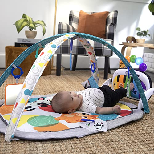 Baby Einstein 4-in-1 Kickin’ Tunes musical activity mat and play center with piano
