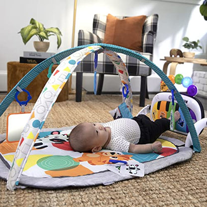 Baby Einstein 4-in-1 Kickin’ Tunes musical activity mat and play center with piano