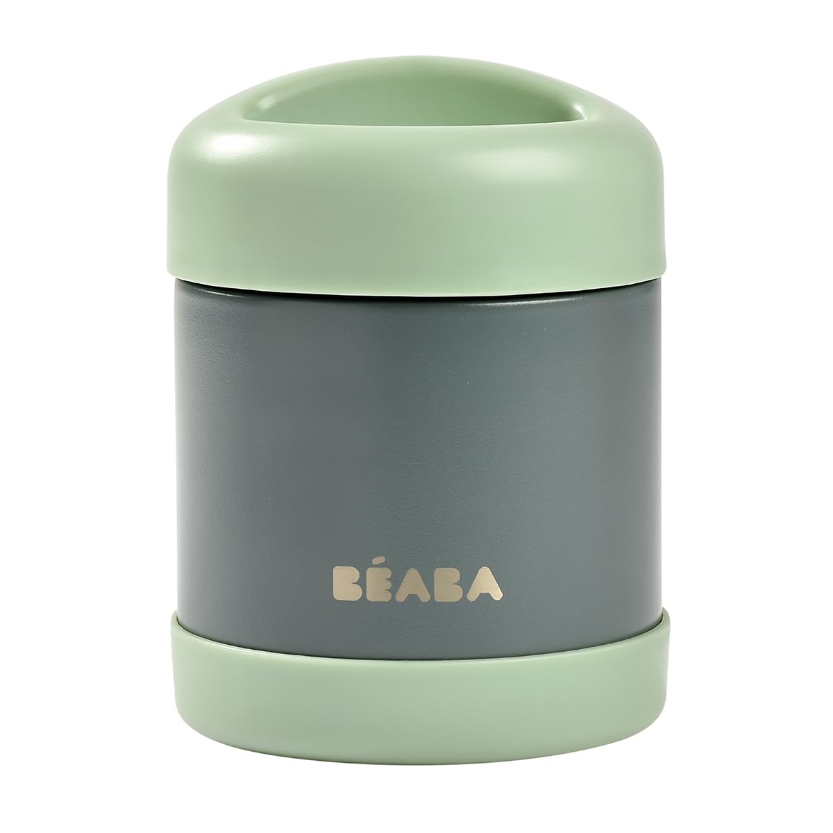 Béaba termospurk beebitoidule, roostevabast terasest, 300 ml, Mineral Grey/Sage Green