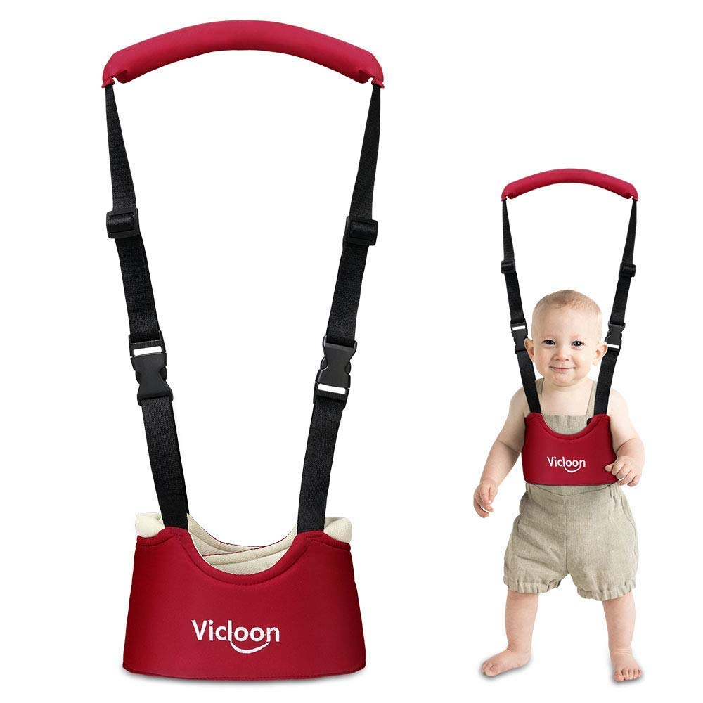 Vicloon baby walking assistant suspenders, red