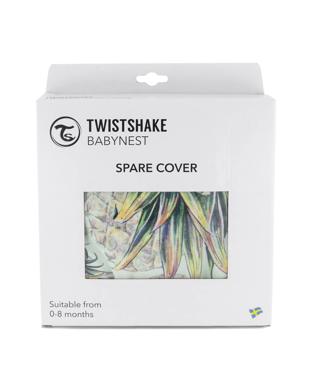 Twistshake beebipesa kate, 100% puuvill, Ananassi muster