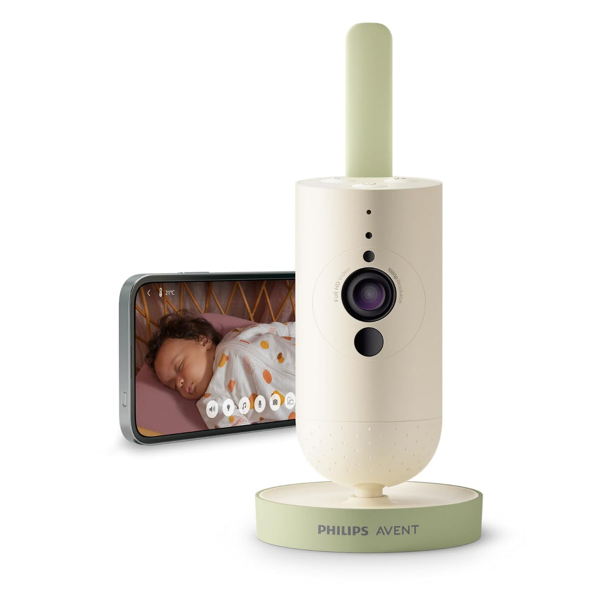 AVENT Philips Connected beebimonitor SCD643/26, rakendusega, valge
