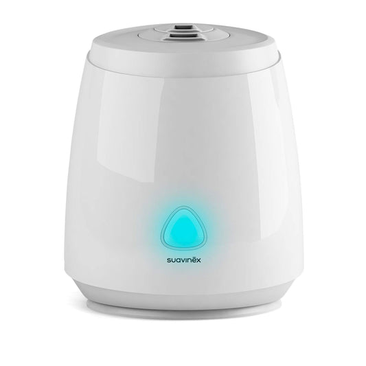 Suavinex SMART õhuniisutaja beebidele, külma uduga, aromateraapia ja öövalgus, valge