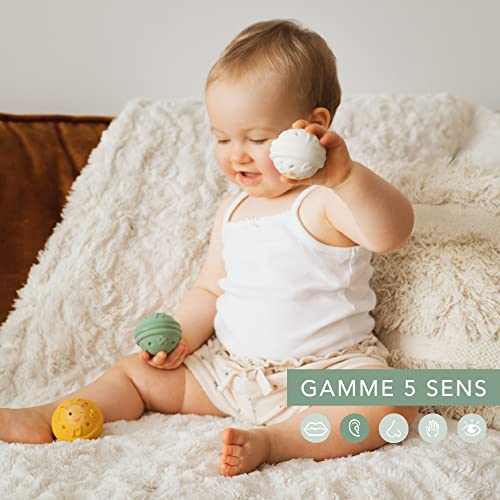 Sophie la Girafe rattling balls for baby, 3 pcs