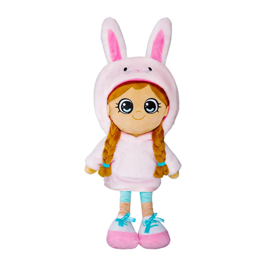 Magier's Pocket soft bunny doll for girls, 43 cm