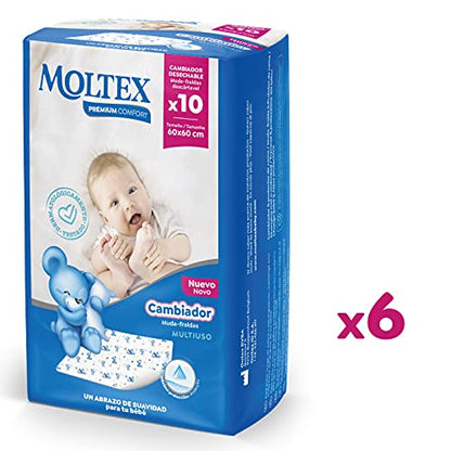 Moltex Premium Comfort ühekordsed mähkimisalused 60 × 60 cm (60 tk)