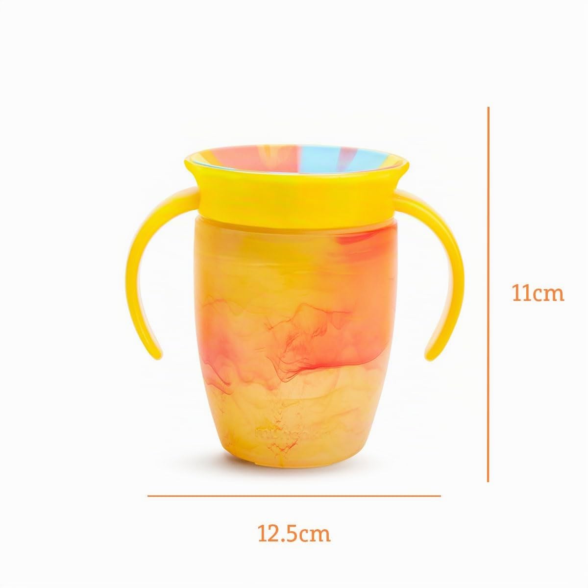 Munchkin Miracle 360 joogitops 2 tk, 296 ml, kollane/roosa