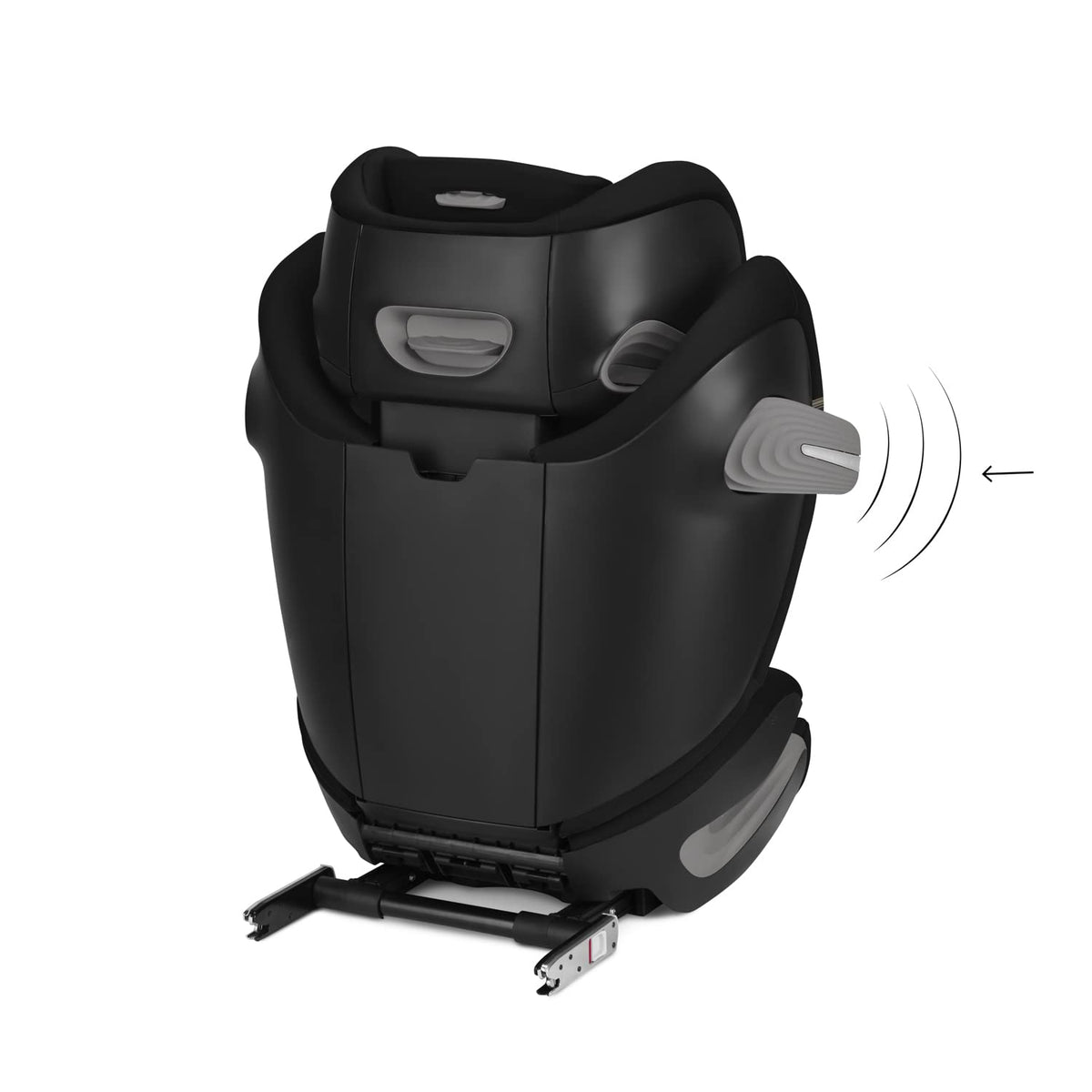 Cybex Solution S2 i-Fix turvatool, 100–150 cm, Moon Black