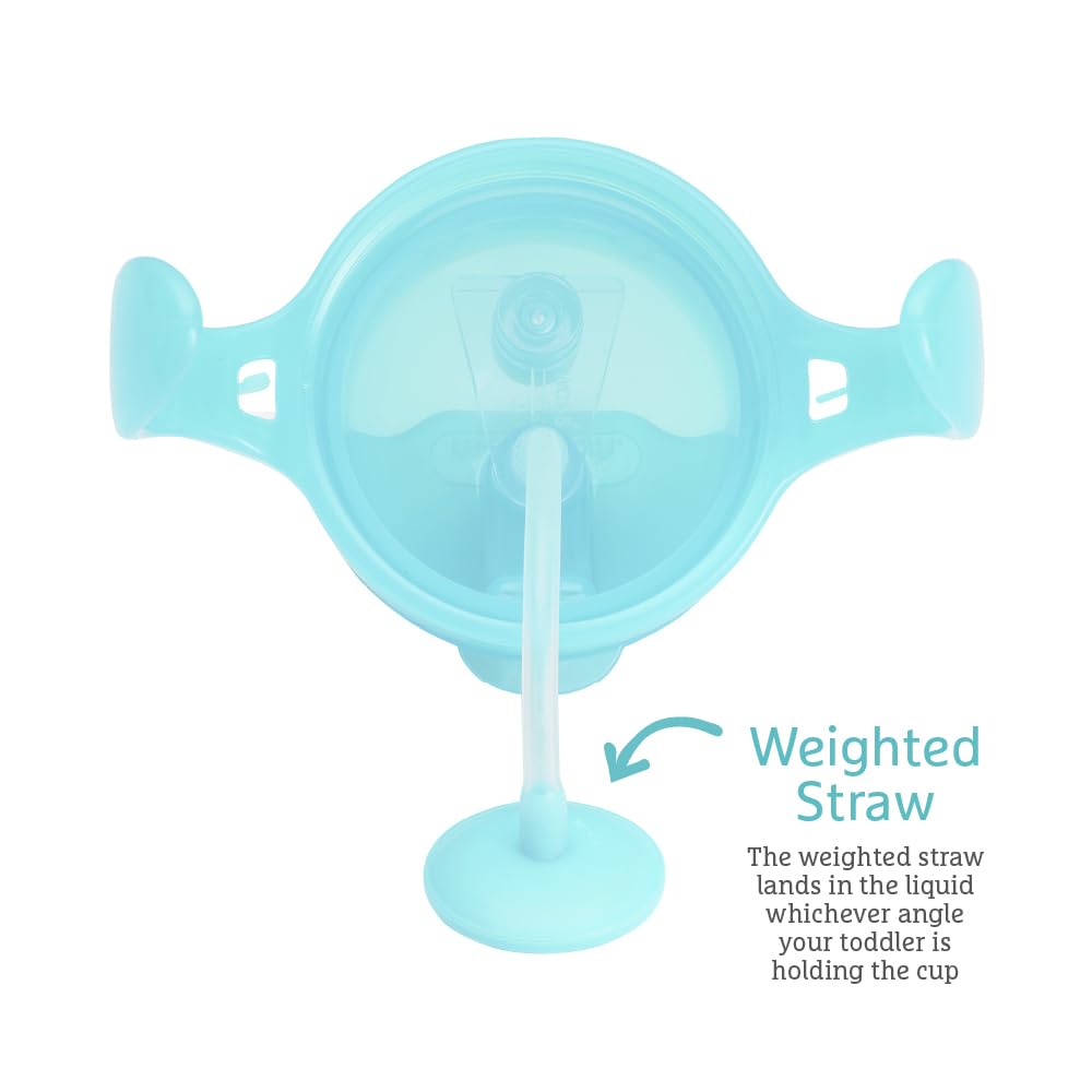 Munchkin Click Lock sippy cups with soft straw, 207 ml, 2 pcs – blue/orange