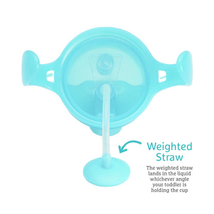 Munchkin Click Lock sippy cups with soft straw, 207 ml, 2 pcs – blue/orange