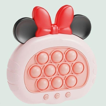 Elektronic Pop It IQ skill game with mouse ears and light buttons, suitable from 3 years old