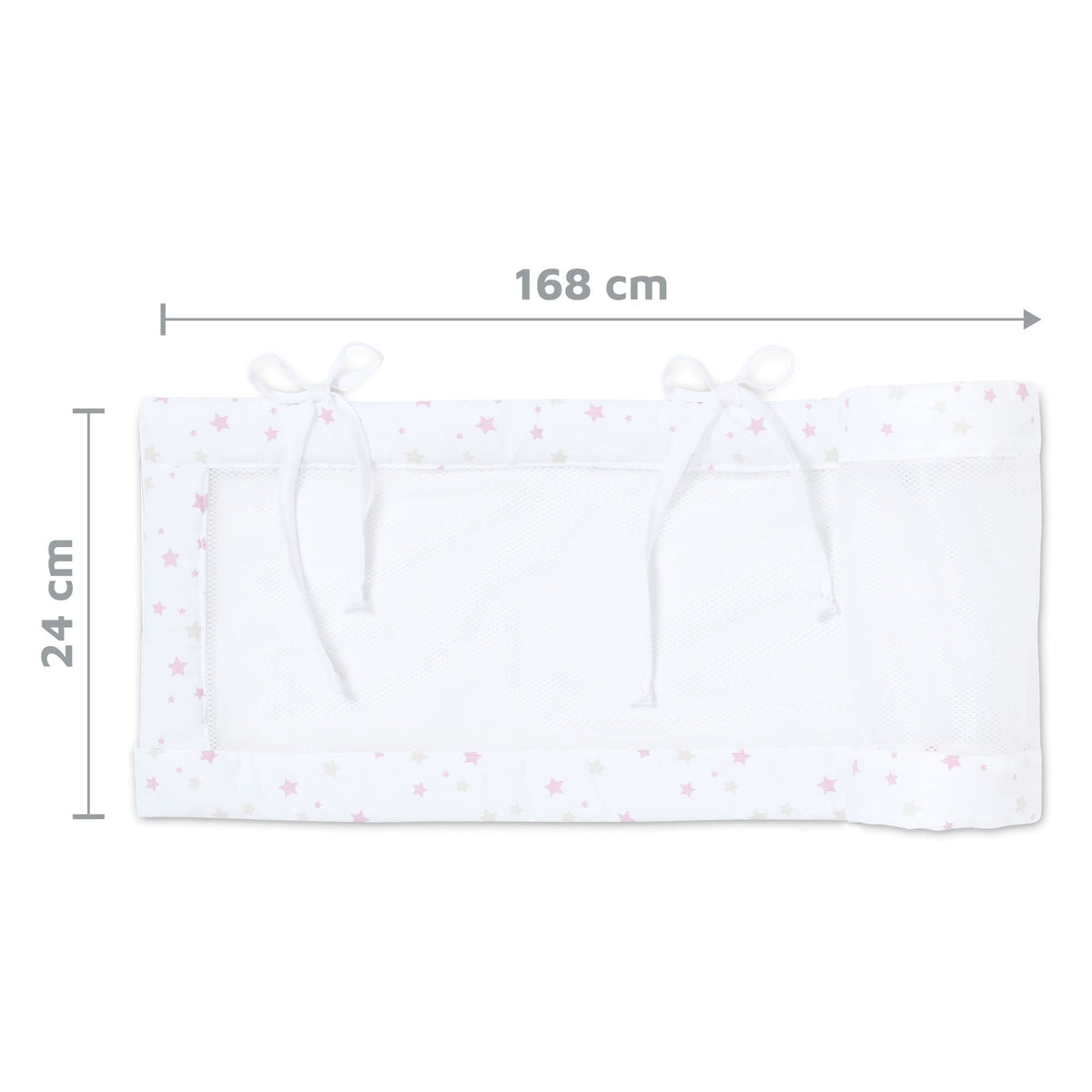 babybay voodipehmendus mudelitele Maxi, Boxspring, Comfort ja Comfort Plus, valge Sand/Berry