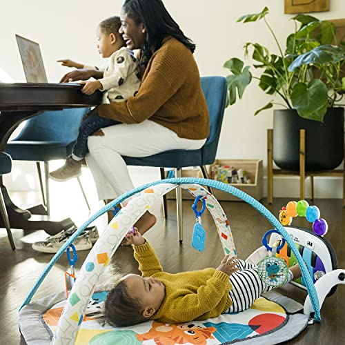 Baby Einstein 4-in-1 Kickin’ Tunes musical activity mat and play center with piano
