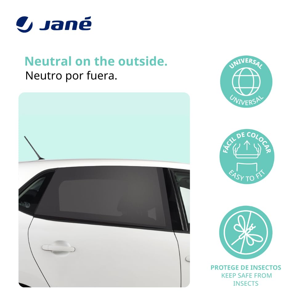 Jané car curtain set, with UV and insect protection, 2 pcs, size L, ocean-themed