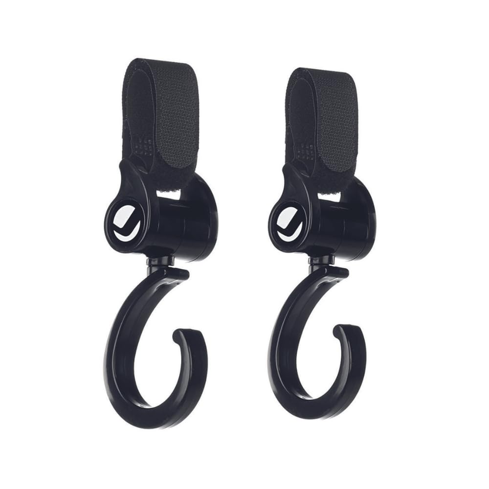 Jane universal stroller hooks (2 pcs, black)