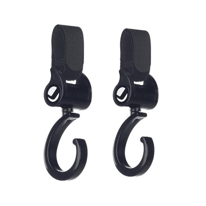 Jane universal stroller hooks (2 pcs, black)