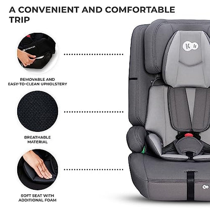 Kinderkraft Safety FIX2 i-Size car seat 76–150 cm (9–36 kg), ISOFIX, grey