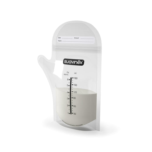 Suavinex rinnapiima säilituskotid 180 ml, 25 tk, tilaga