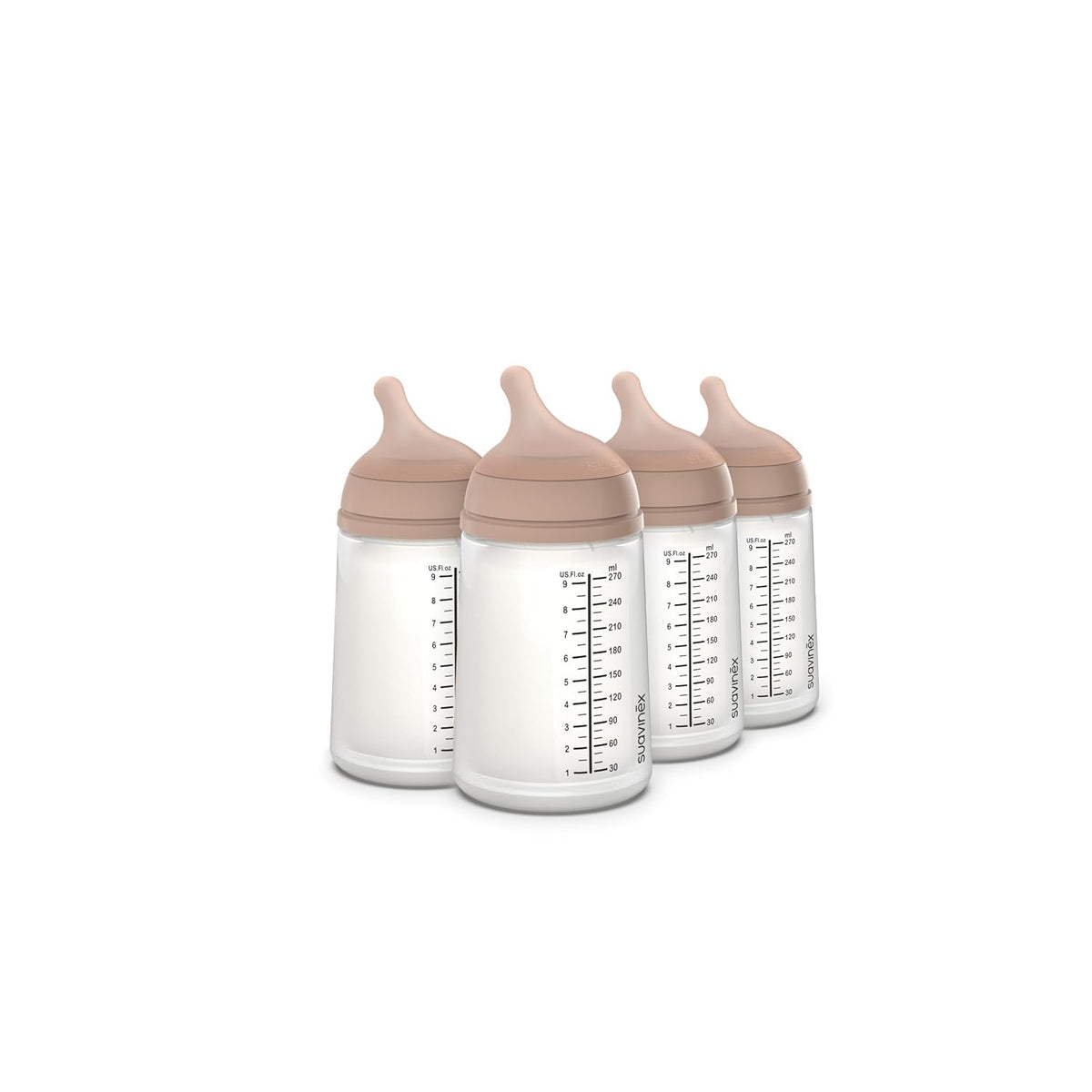 Suavinex Zero Zero anti-colic baby bottles 270 ml, 2 pcs, medium flow