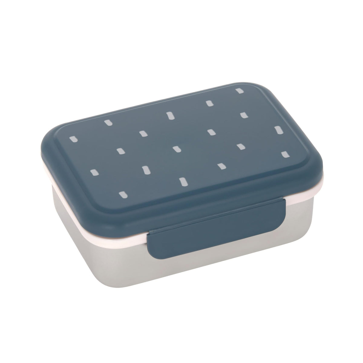 Lässig children's stainless steel lunch box – Happy Prints Midnight Blue